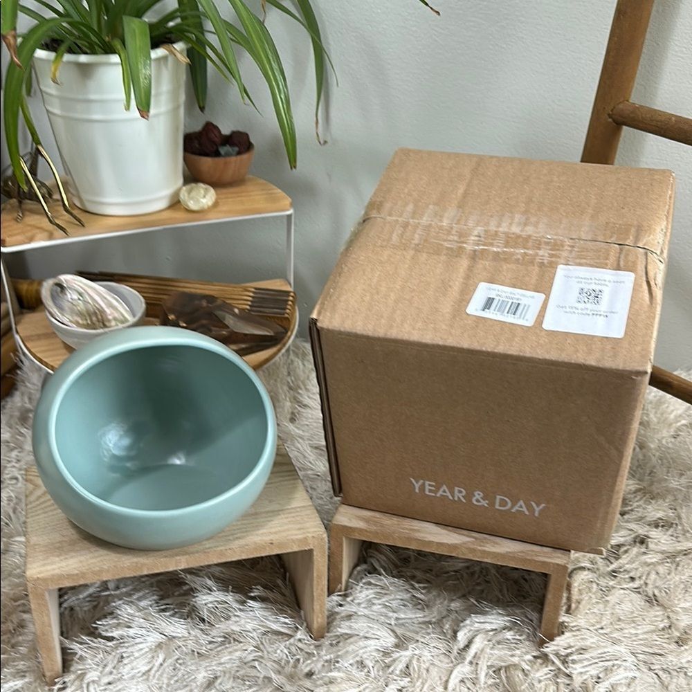 Ceramic Year & Day Salt Cellar